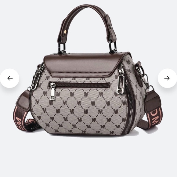 Chocolate Monogram Mini Top-Handle Crossbody - Picture 2 of 15